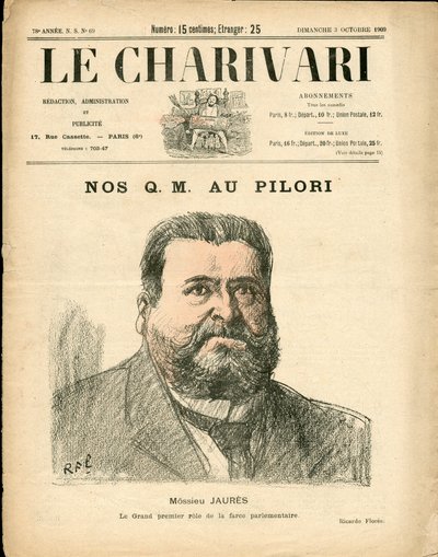 Cover of The Charivari, Satirical in Colors by Ricardo Flores