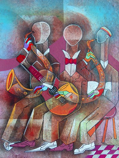Cubist Jazz Band by Ricardo Maya