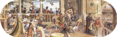 A Florentine Festival: Bringing the Left-overs to the Animals and Table of the Poor by Ricciardo Meacci