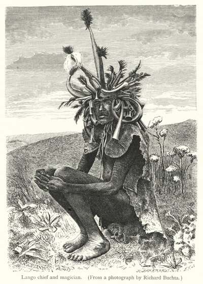 Lango chief and magician by Richard (after) Buchta
