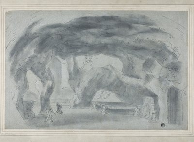 Interior of a Grotto by Richard (attr.to) Wilson