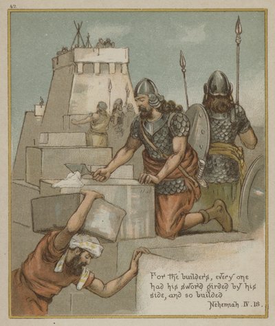 Builders, Everyone with His Sword Girded by His Side by Richard Andre