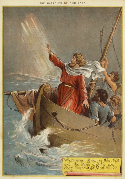 The Miracles of Christ: Jesus Calms the Storm by Richard Andre