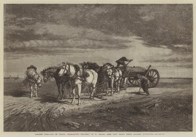 Loading Sand-Pas de Calais, Threatening Weather by Richard Beavis