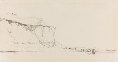 Sea Shore with Cliff by Richard Bonington