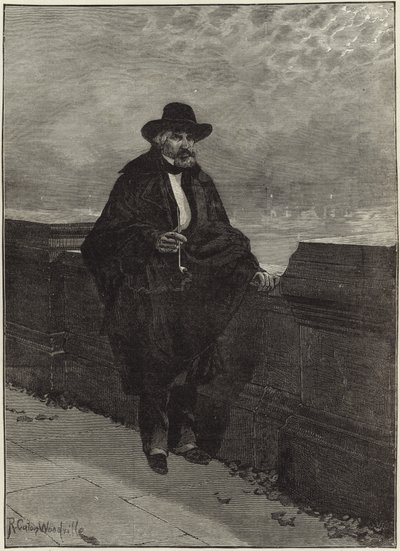 A Moonlight Night at Chelsea by Richard Caton II (after) Woodville