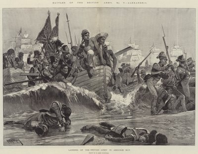 Battles of the British Army, Alexandria by Richard Caton II (after) Woodville