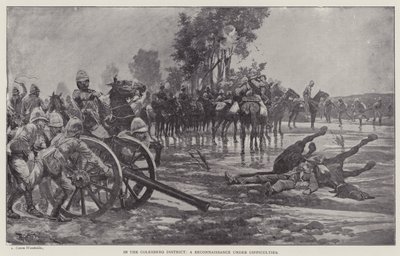 In the Colesberg District, a Reconnaissance Under Difficulties by Richard Caton II (after) Woodville