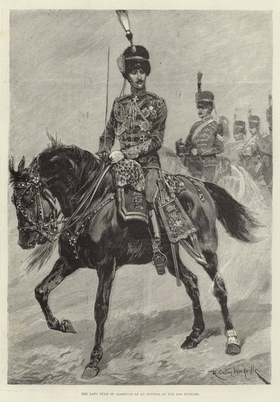 The Late Duke of Clarence by Richard Caton II (after) Woodville
