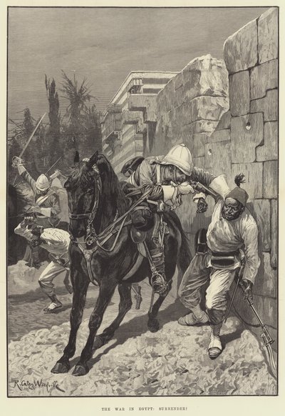 The War in Egypt, Surrender! by Richard Caton II (after) Woodville