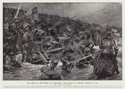 The Doom of the House of Lancaster: The Battle of Towton, 29 March 1461 by Richard Caton II (after) Woodville