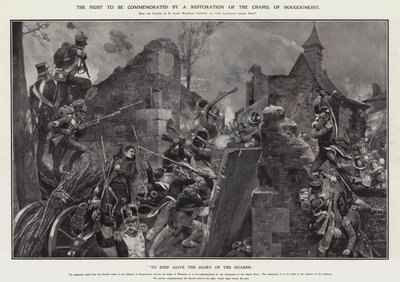 To Keep Alive the Glory of the Guards by Richard Caton II (after) Woodville