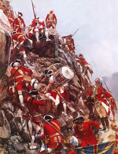 Scaling of the Heights of Abraham by Richard Caton Woodville