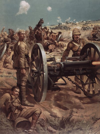 The Last Shot at Colenso by Richard Caton Woodville