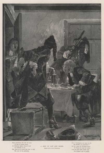 A Hint of Law and Order by Richard Caton Woodville junior
