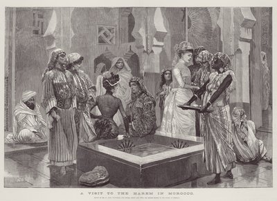 A Visit to the Harem in Morocco by Richard Caton Woodville junior