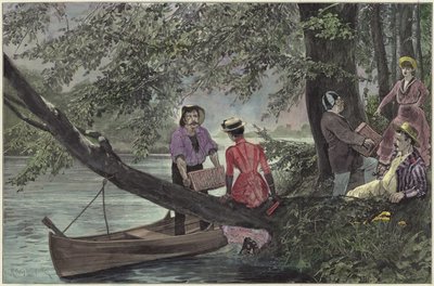 A River Picnic by Richard Caton Woodville junior