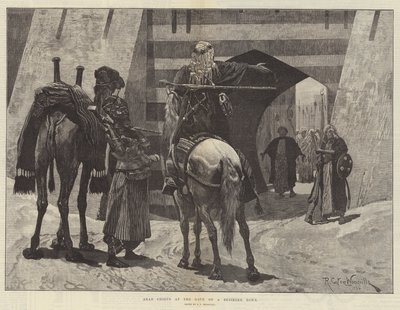 Arab Chiefs at the Gate of a Besieged Town by Richard Caton Woodville junior