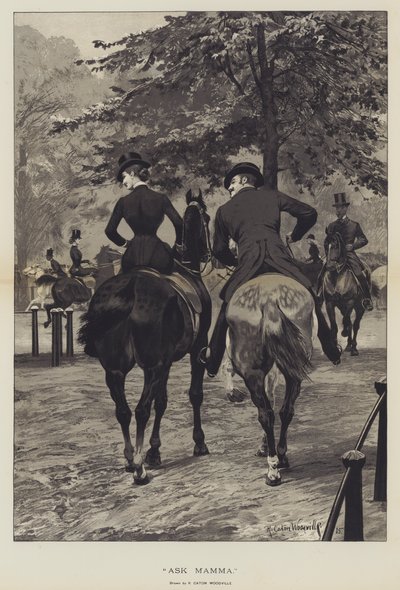 Ask Mamma by Richard Caton Woodville junior