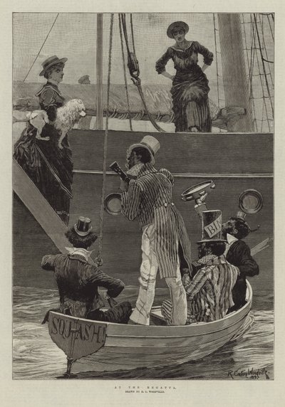 At the Regatta by Richard Caton Woodville junior