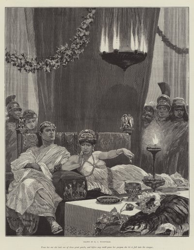 Cleopatra by Richard Caton Woodville junior