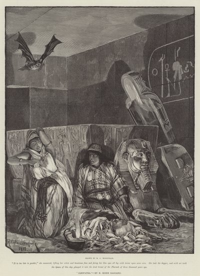 Cleopatra, by H Rider Haggard by Richard Caton Woodville junior