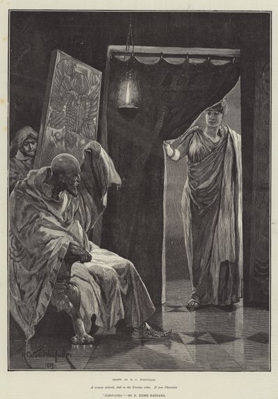Cleopatra by Richard Caton Woodville junior