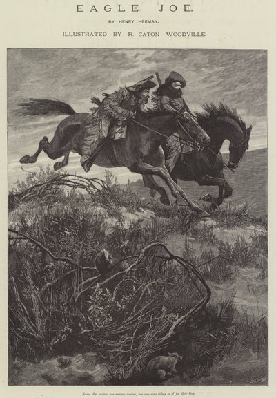 Eagle Joe, by Henry Herman by Richard Caton Woodville junior
