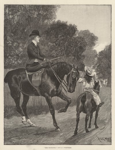 Her Protector by Richard Caton Woodville junior