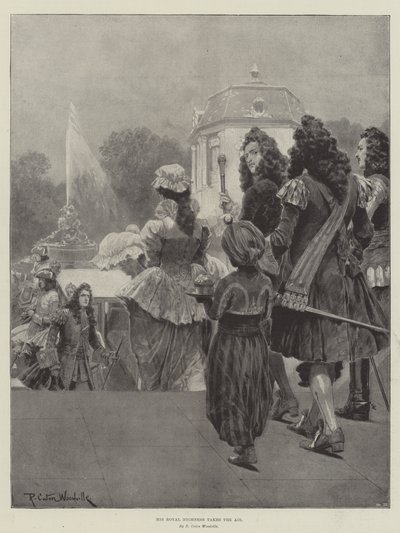 His Royal Highness takes the Air by Richard Caton Woodville junior