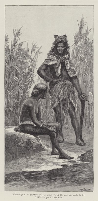 Nada the Lily, by H Rider Haggard by Richard Caton Woodville junior