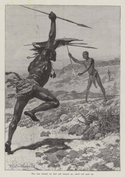 Nada the Lily, by H Rider Haggard by Richard Caton Woodville junior