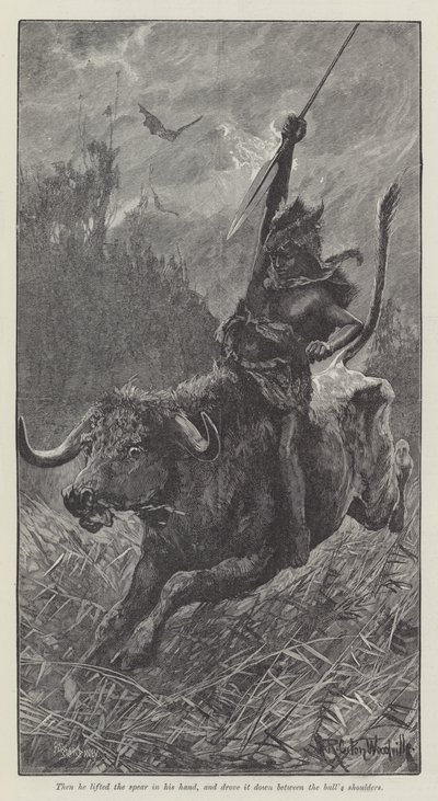 Nada the Lily by H Rider Haggard by Richard Caton Woodville junior