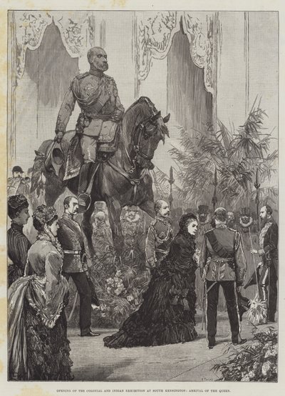 Opening of the Colonial and Indian Exhibition at South Kensington, Arrival of the Queen by Richard Caton Woodville junior
