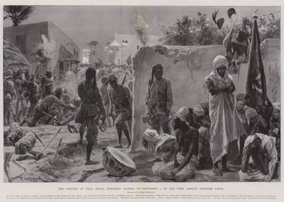 The Capture of Yola, Benue, Northern Nigeria, by the West African Frontier Force by Richard Caton Woodville junior