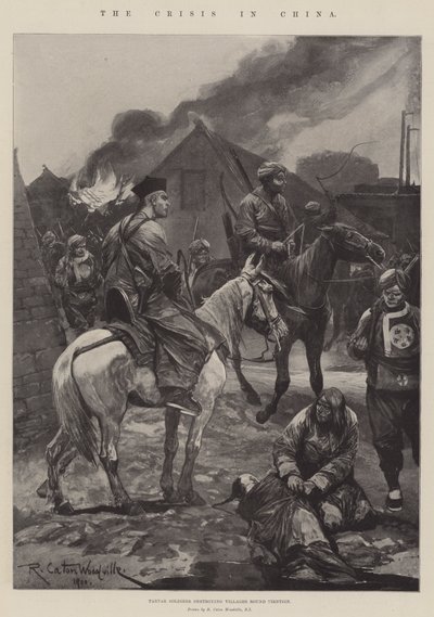 The Crisis in China by Richard Caton Woodville junior