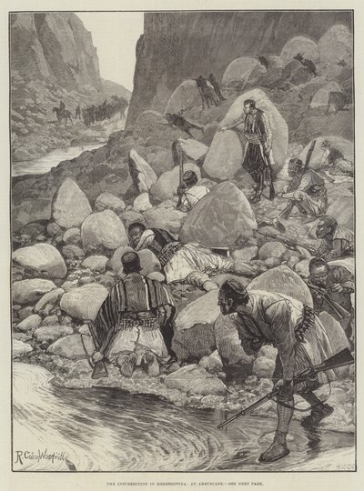The Insurrection in Herzegovina, an Ambuscade by Richard Caton Woodville junior