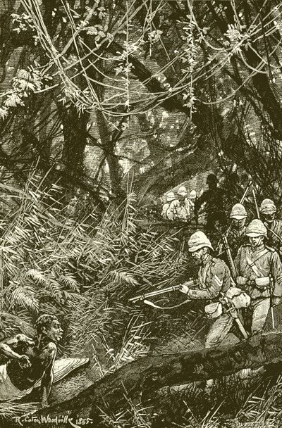 The March to Coomassie by Richard Caton Woodville junior