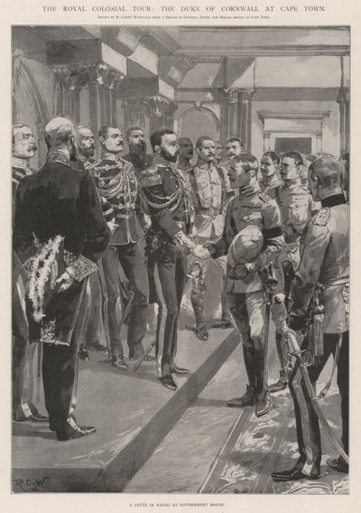 The Royal Colonial Tour, the Duke of Cornwall at Cape Town by Richard Caton Woodville junior