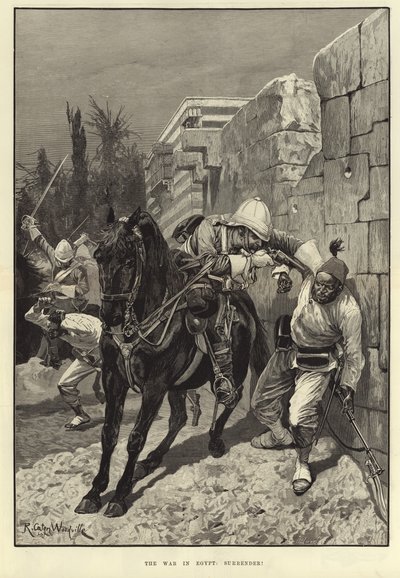 The War in Egypt: Surrender! by Richard Caton Woodville junior