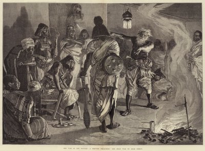 The War in the Soudan, a Dervish Preaching the Holy War to Arab Chiefs by Richard Caton Woodville junior