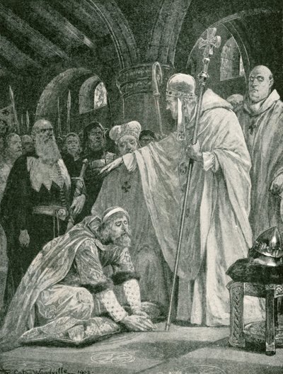 The Prostration of Harold, Son of Godwin by Richard Caton Woodville junior