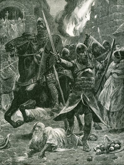 The result of the recognition of William I, Christmas Day, 1066 by Richard Caton Woodville junior