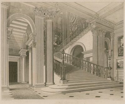 Buckingham Palace, Staircase by Richard Cattermole