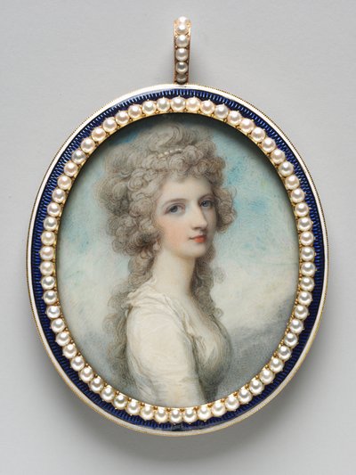 Portrait of Mary Frances Fanny Swinburne by Richard Cosway