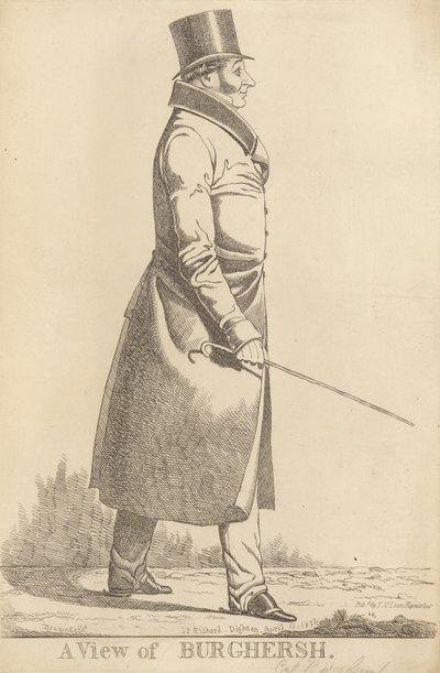 John Fane, 11th Earl of Westmorland; A View of Burghersh by Richard Dighton