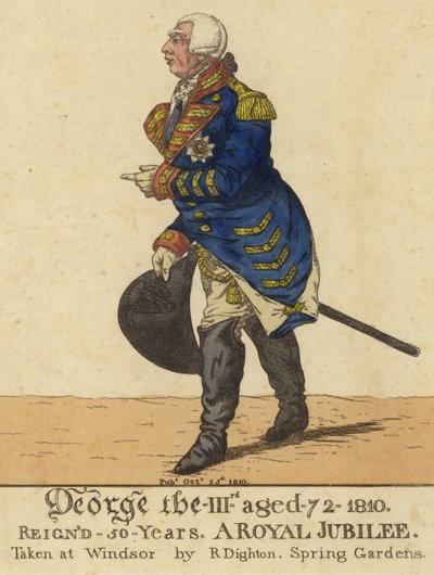 King George III by Richard Dighton