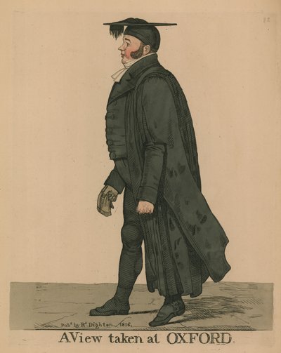 Mr Smith; A view taken at Oxford by Richard Dighton