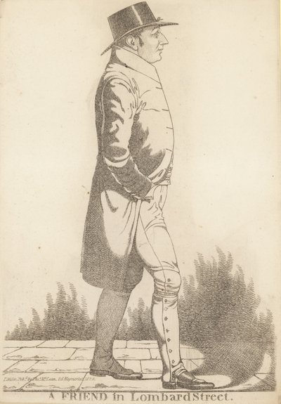 Thomas Richardson; A friend in Lombard Street by Richard Dighton