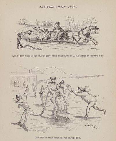 Page from The American Tour of Messrs Brown, Jones and Robinson by Richard Doyle